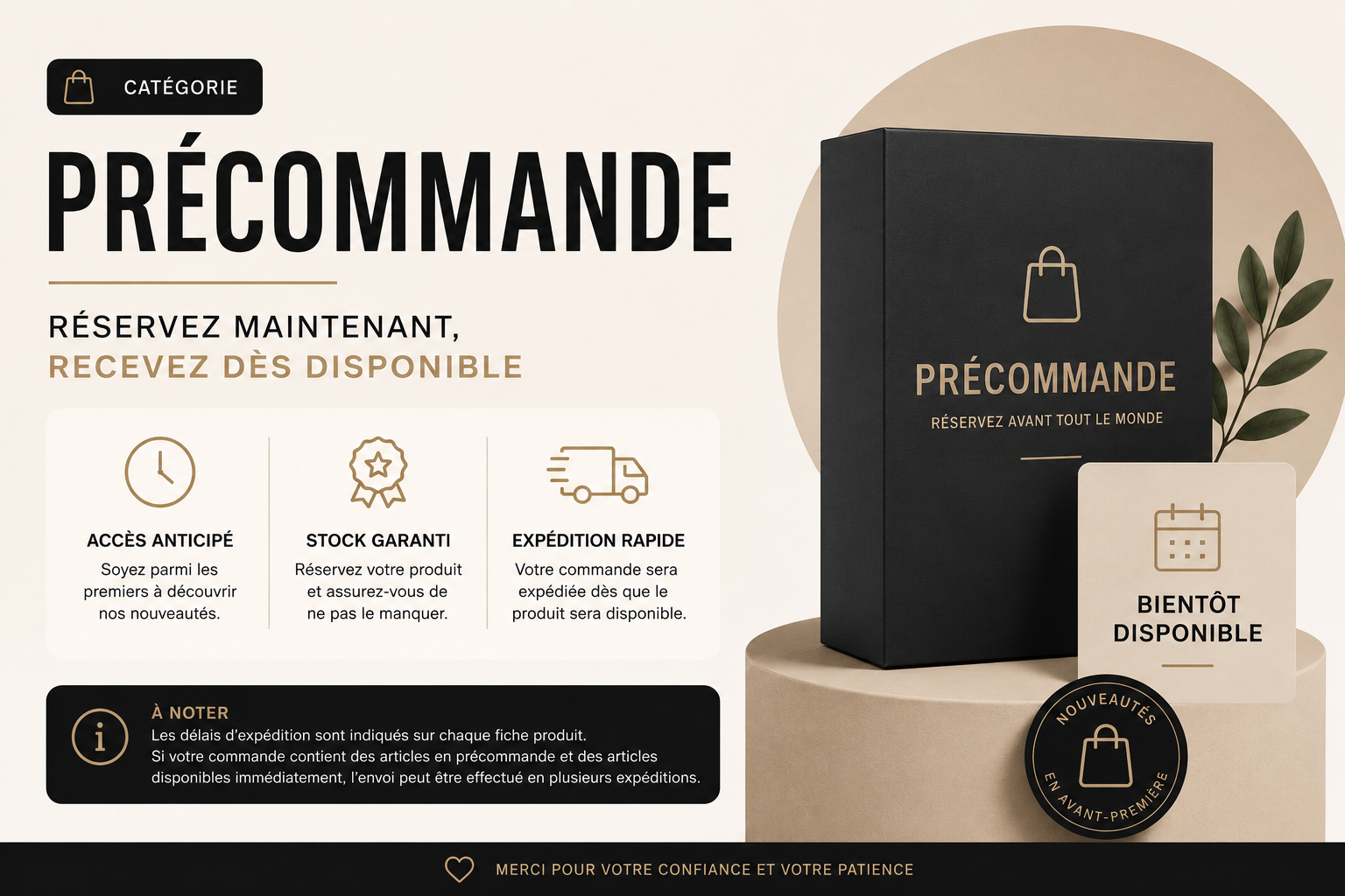 Précommandes – Réservez avant tout le monde 🚀