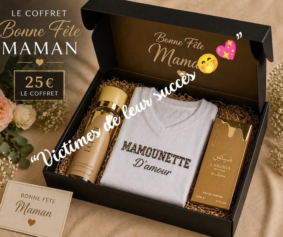 🌸 Coffret Fête des Mères “Mamounette d’amour” – Élégance & Attention Unique
