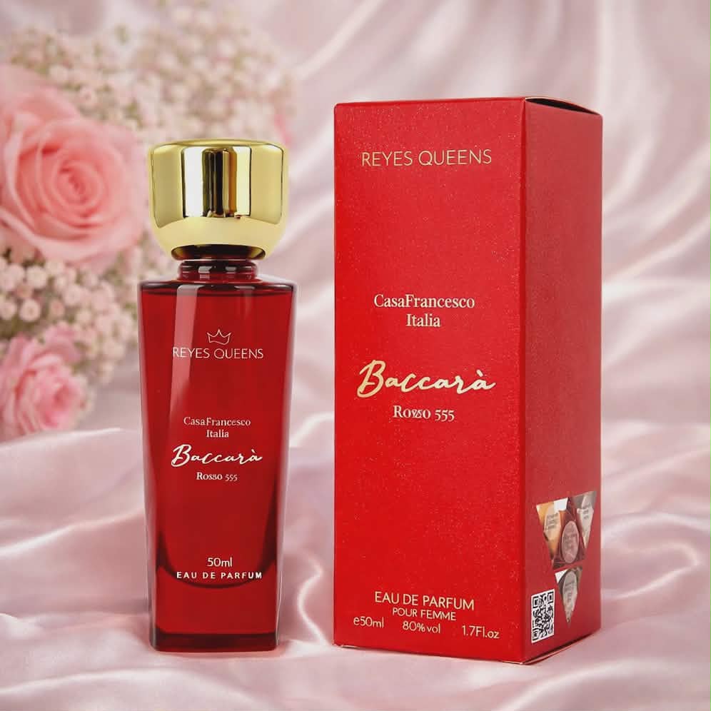 parfum femme Baccara Rosso 555- Eau de parfum intense longue tenue