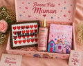 🌸 Coffret Cadeau “Bonne Fête Maman” – Édition Gourmande & Parfumée