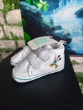 Chaussures Bébé Disney Mickey Blanches à Scratch