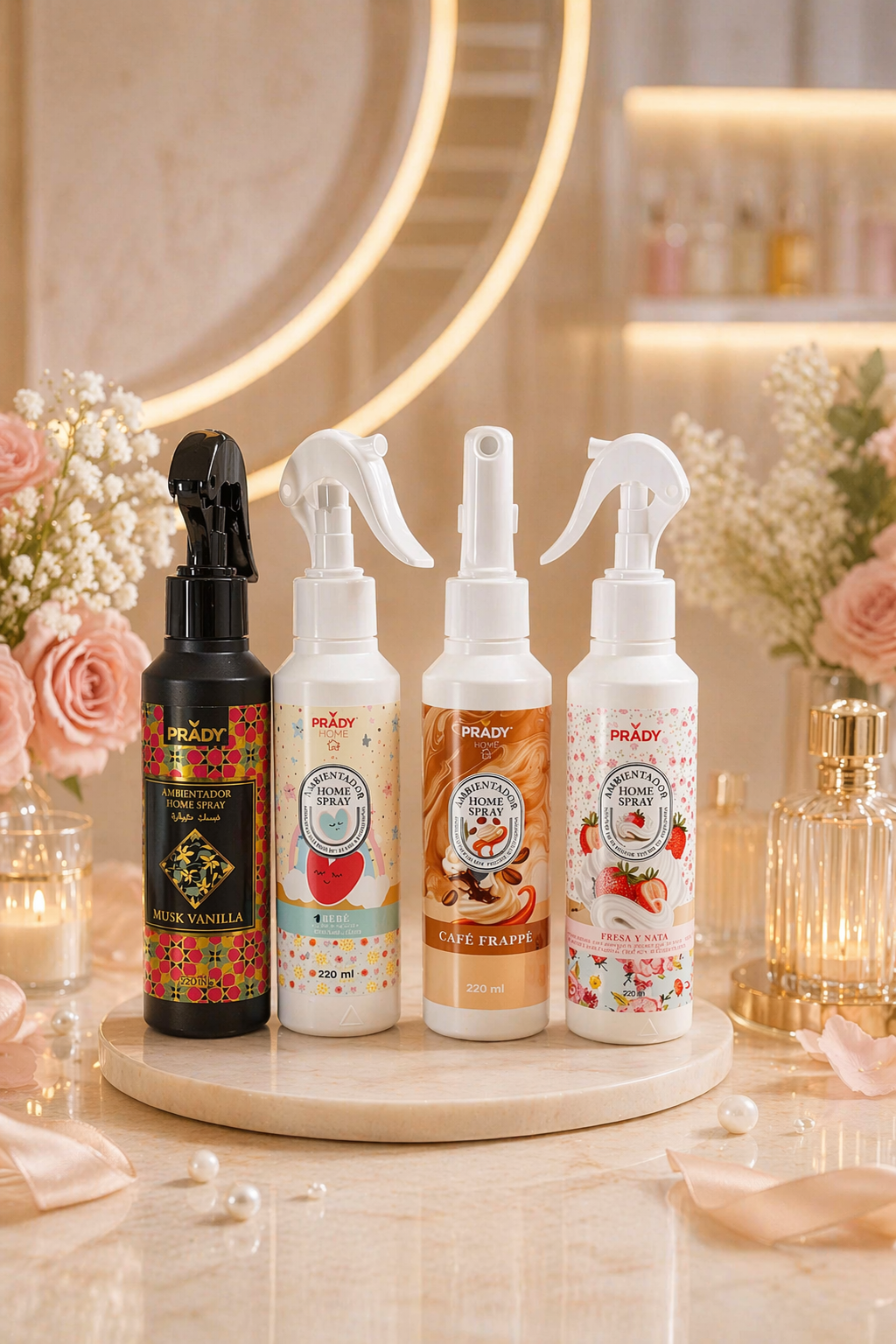 Spray parfumé maison, textile & voiture – Longue tenue