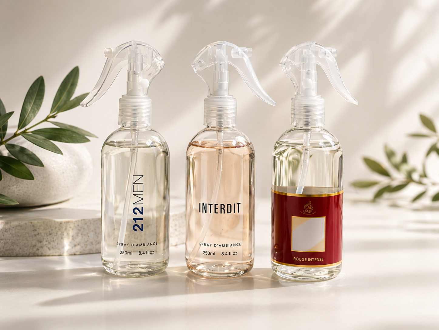 Sprays parfumés maison, textile et voiture – Senteurs longue durée