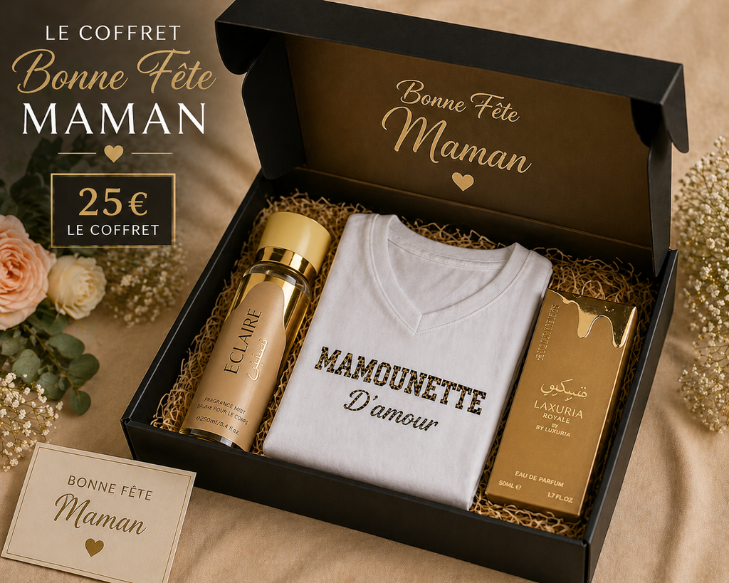 🌸 Coffret Fête des Mères “Mamounette d’amour” – Élégance & Attention Unique