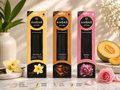 Encens AMBAR Perfums – Vanille, Cannelle & Rose | 20 Bâtonnets Premium