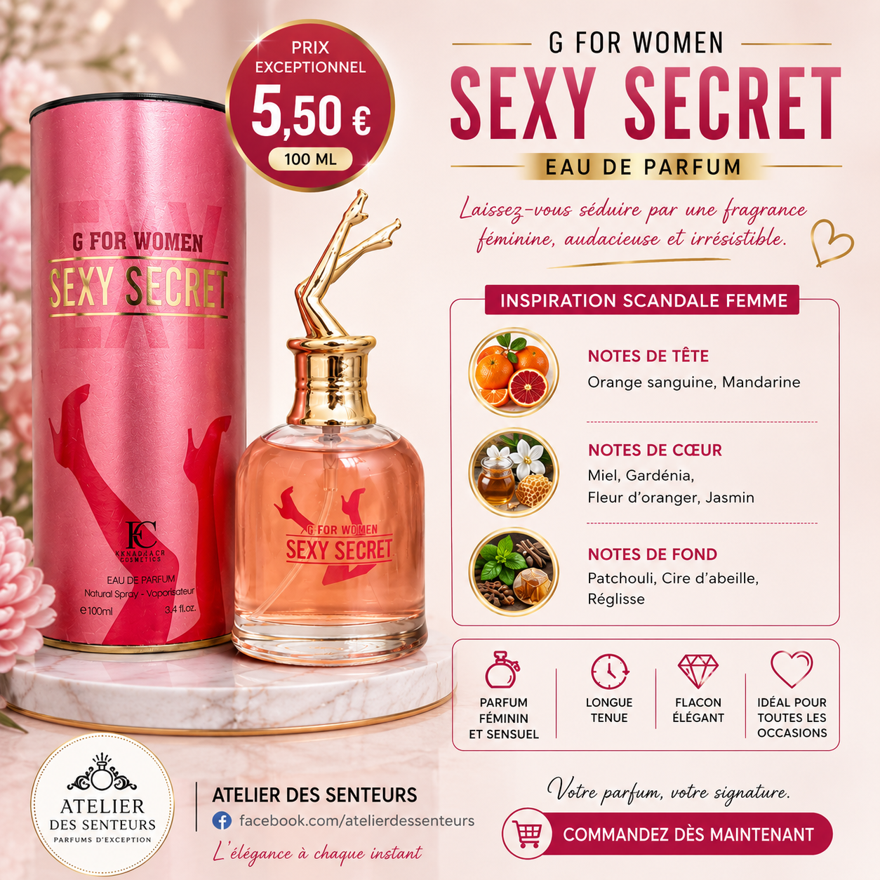 G For Women Sexy Secret Eau de Parfum 100 ml