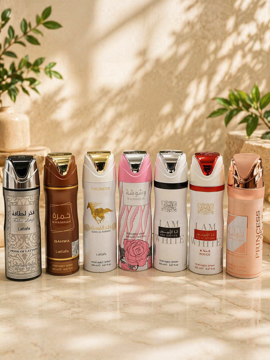Déodorants parfumés Lattafa 200ml – Fragrances luxe longue durée