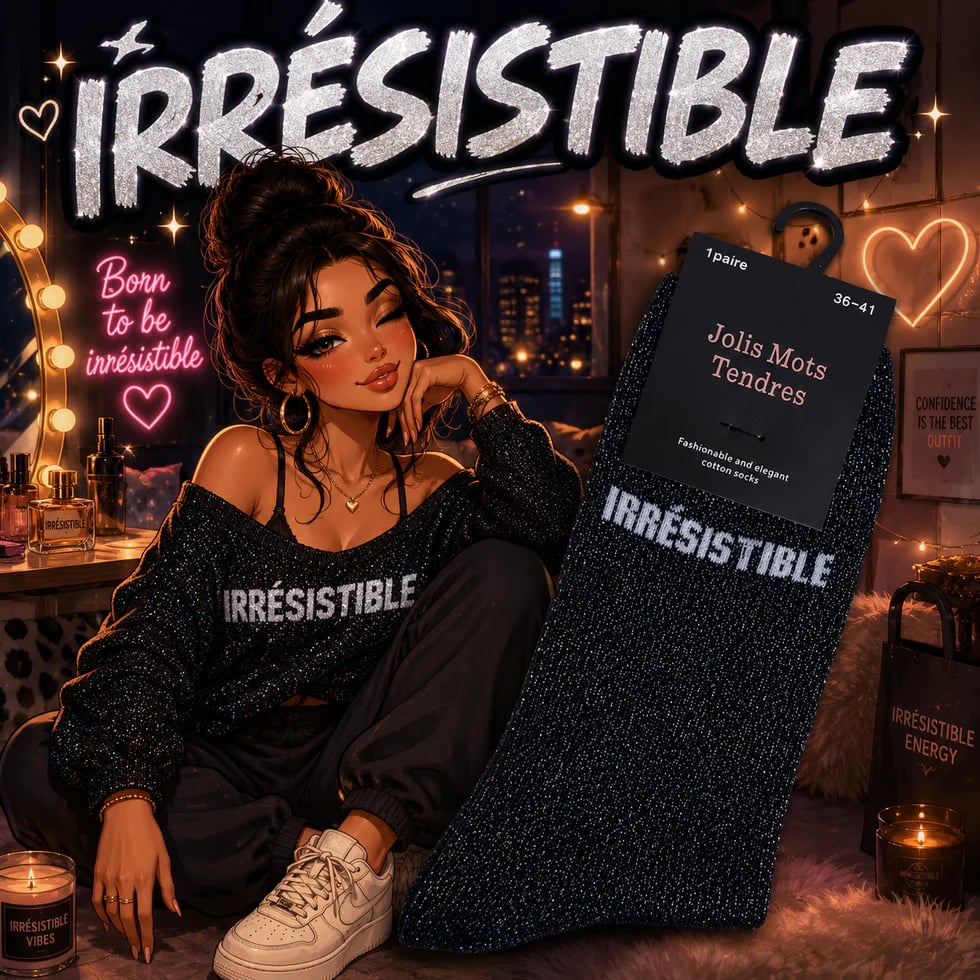 Chaussettes à Messages Femme – Collection Humour & Personnalité | Taille 36-41