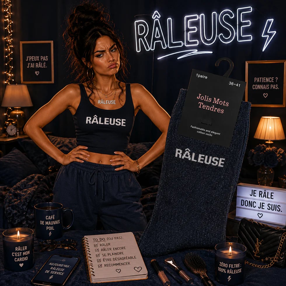 Chaussettes à Messages Femme – Collection Humour & Personnalité | Taille 36-41