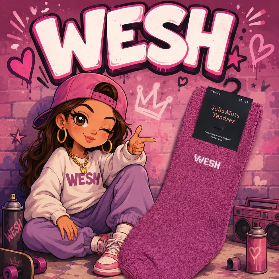 Chaussettes à Messages Femme – Collection Humour & Personnalité | Taille 36-41