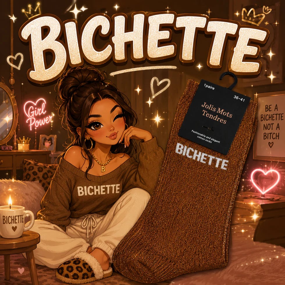 Chaussettes à Messages Femme – Collection Humour & Personnalité | Taille 36-41