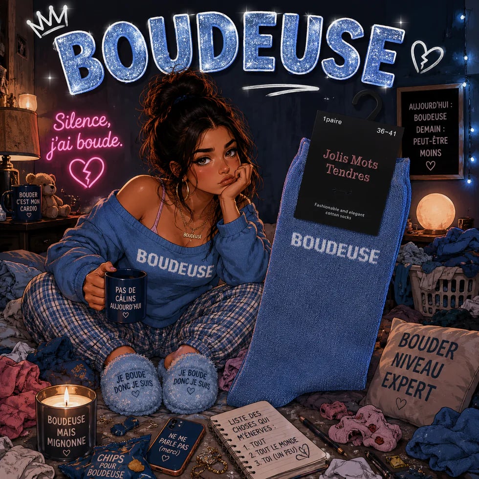Chaussettes à Messages Femme – Collection Humour & Personnalité | Taille 36-41