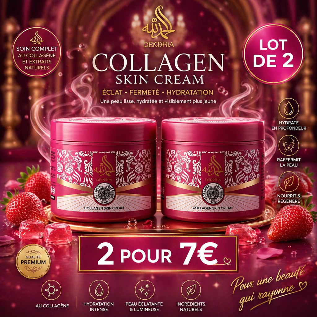 Crème Collagène Visage – Soin Hydratant & Gourmand