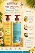 Gel Douche Hydratant Monoï à la Tiaré – Evoluderm