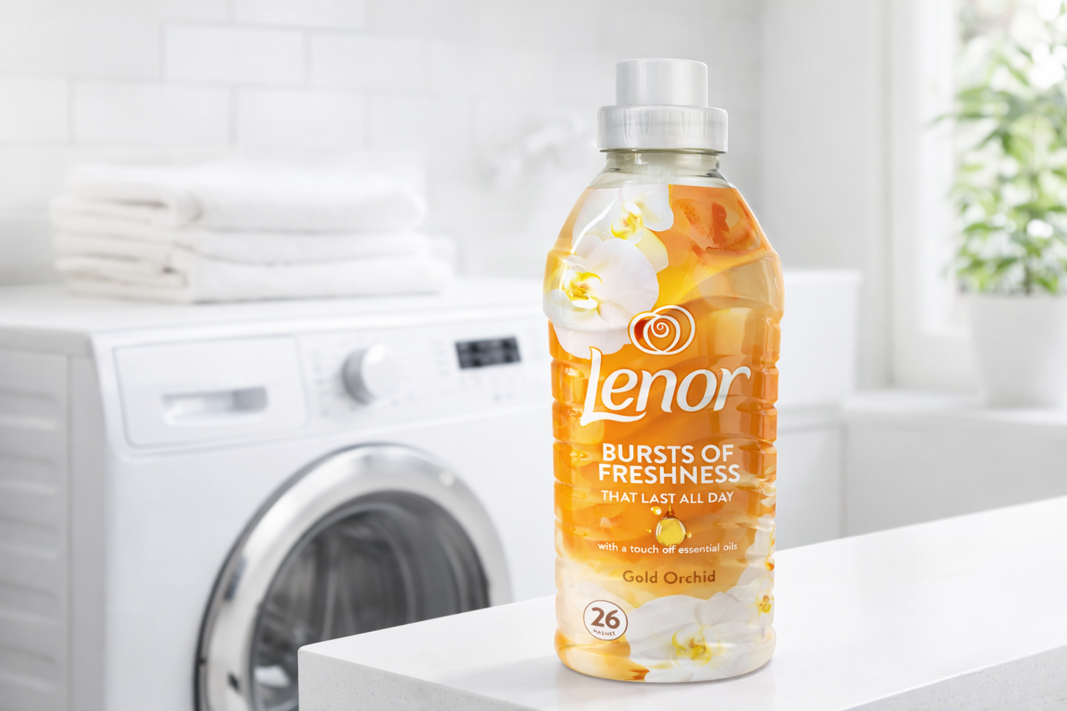 🧴 Adoucissant Lenor – 26 Lavages – Parfum Longue Durée