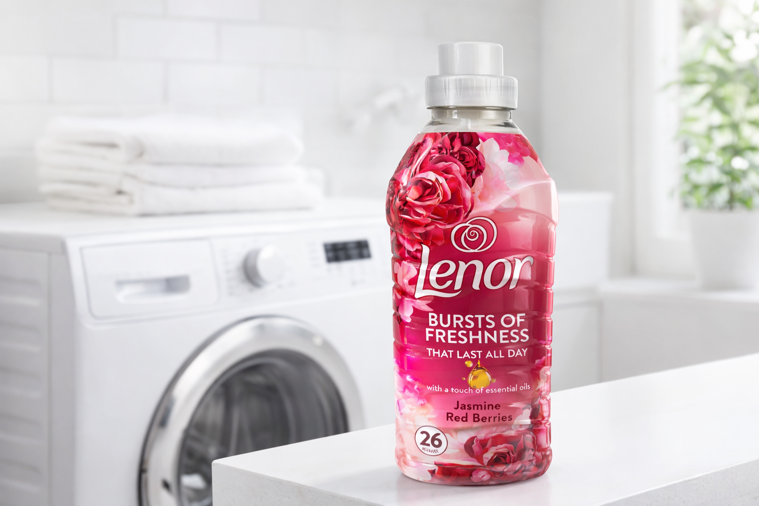 🧴 Adoucissant Lenor – 26 Lavages – Parfum Longue Durée